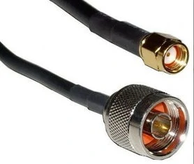 Coax cable assembly with SMA and N type RF connectors Coax cable assembly with SMA and N type RF connectors