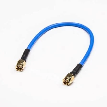 Flexible SMA coax cable jumper for RF module and antenna connection Flexible SMA coax cable jumper for RF module and antenna connection