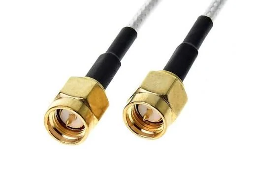 Flexible SMA RF cable assembly with coaxial cable connector Flexible SMA RF cable assembly with coaxial cable connector