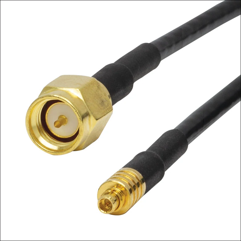 SMA RF extension cable with flexible coaxial cable construction SMA RF extension cable with flexible coaxial cable construction