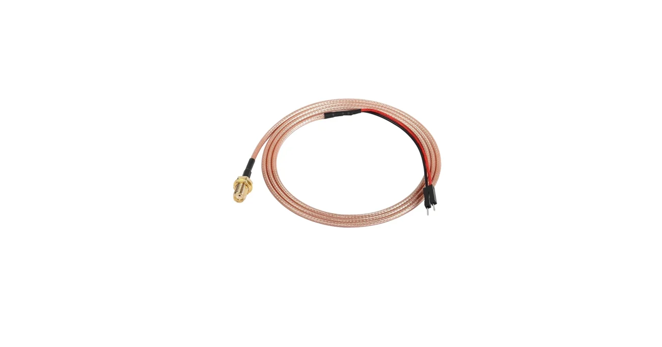 Low loss RF cable assembly with SMA connector for signal transmission Low loss RF cable assembly with SMA connector for signal transmission