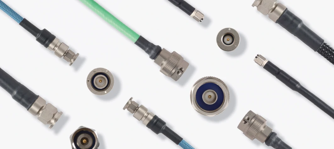 Miniature semi rigid coax cable connector assembly for RF modules Miniature semi rigid coax cable connector assembly for RF modules