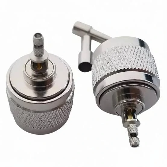 N type male and female RF connector components for coaxial cable assembly and antenna applications N type male and female RF connector components for coaxial cable assembly and antenna applications