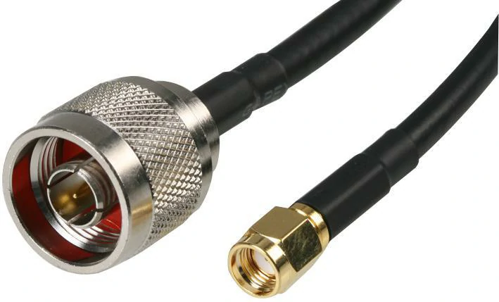 N Type to SMA coaxial cable assembly for antenna and RF applications N Type to SMA coaxial cable assembly for antenna and RF applications