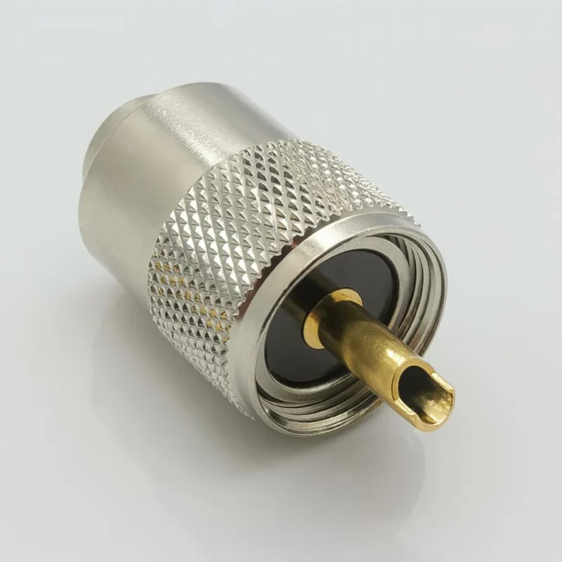 PL259 male UHF coaxial connector for SO239 RF connection PL259 male UHF coaxial connector for SO239 RF connection