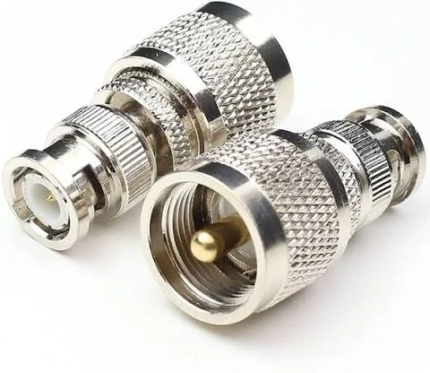PL259 to BNC coaxial adapter selection for RF systems Image Title: PL259 to BNC coaxial adapter selection for RF systems Image Title: