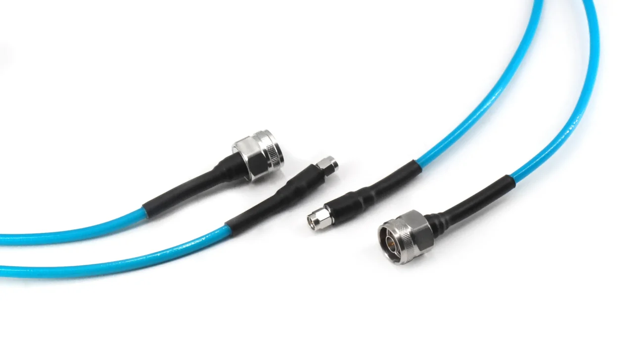 RF adapter cable assembly with multiple coaxial connectors for equipment connection RF adapter cable assembly with multiple coaxial connectors for equipment connection