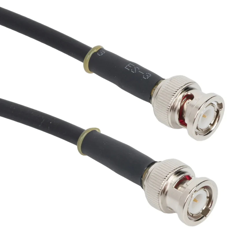 RF coax cable assembly with BNC connectors RF coax cable assembly with BNC connectors