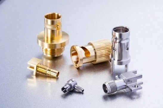 Various RF coaxial adapter components for connector conversion and customized RF cable assemblies Various RF coaxial adapter components for connector conversion and customized RF cable assemblies