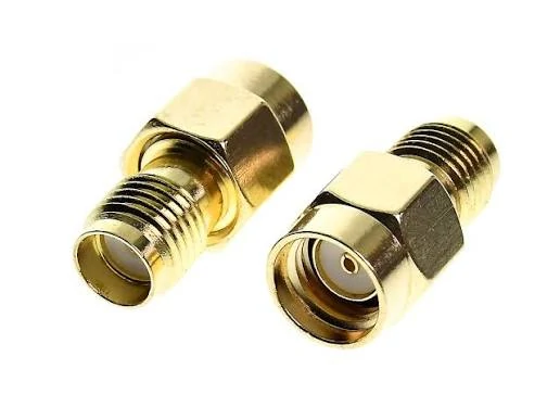 SMA female flange connector with mounting holes for RF equipment SMA female flange connector with mounting holes for RF equipment