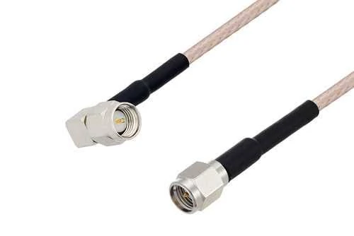 SMA male and female coax cable connectors for RF equipment connections SMA male and female coax cable connectors for RF equipment connections