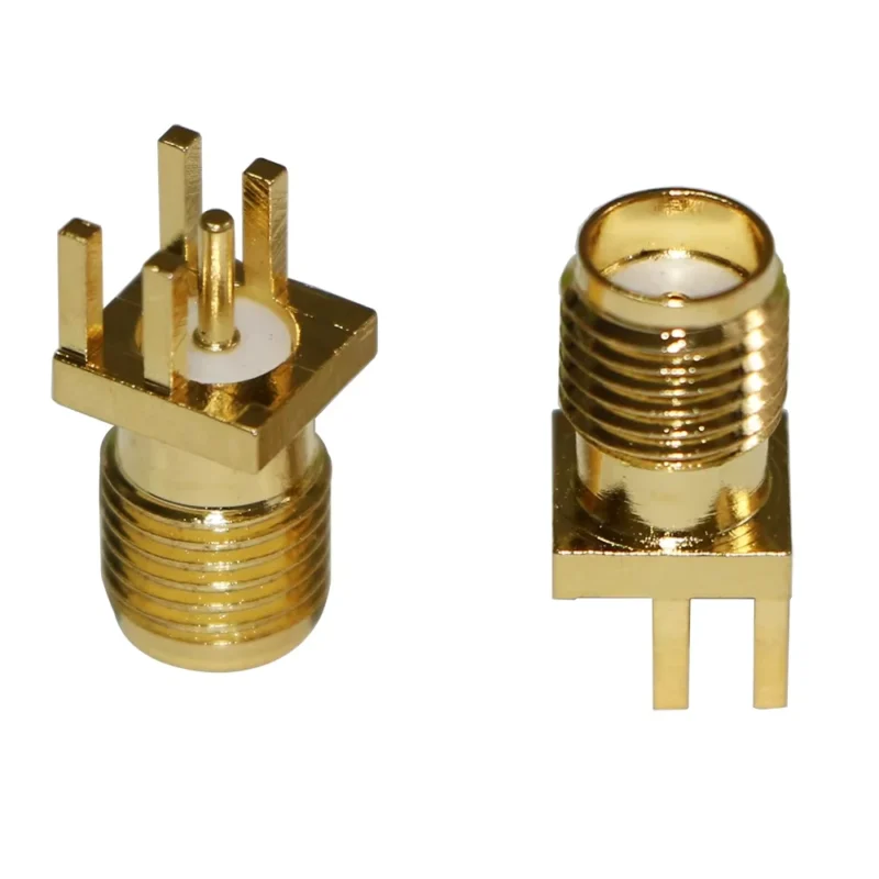 SMA PCB mount RF connector for circuit board installation SMA PCB mount RF connector for circuit board installation