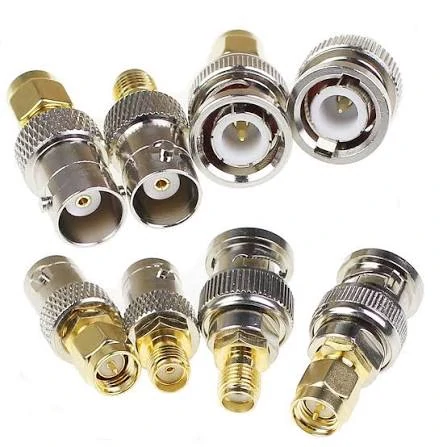 SMA to BNC RF adapter types for different connector configurations SMA to BNC RF adapter types for different connector configurations