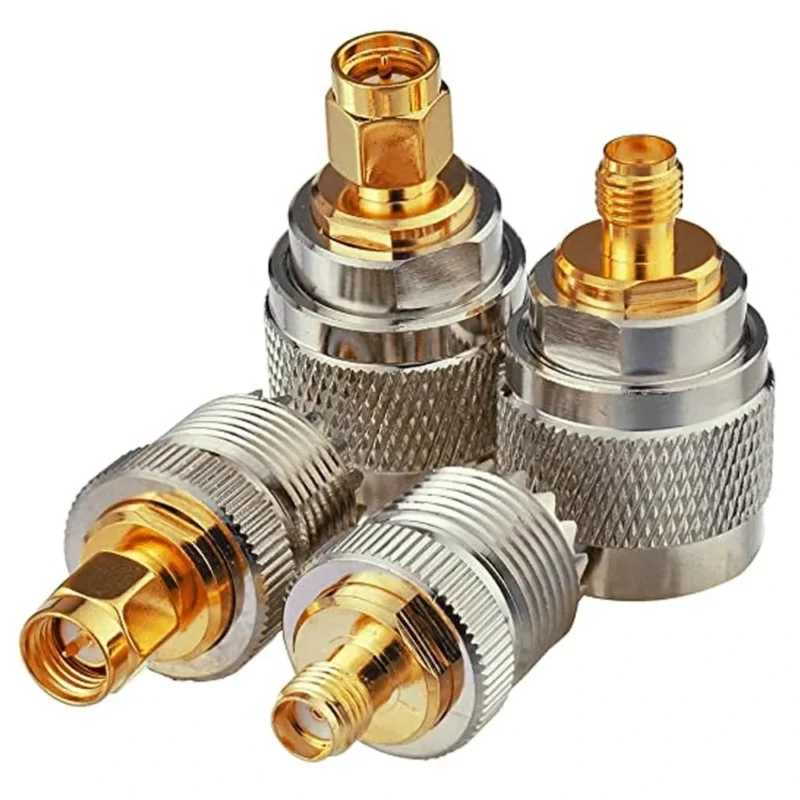 SMA to UHF SO239 PL259 RF adapter for antenna systems SMA to UHF SO239 PL259 RF adapter for antenna systems