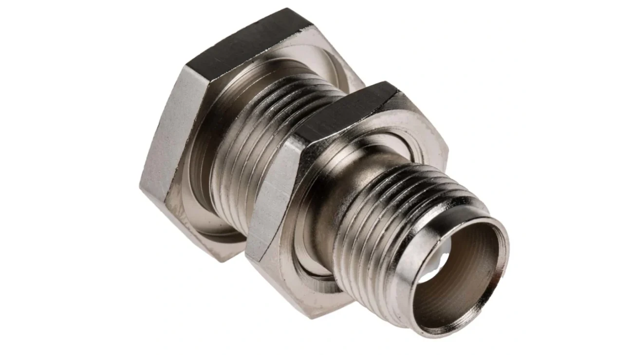 TNC bulkhead panel mount connector for RF equipment enclosure installation TNC bulkhead panel mount connector for RF equipment enclosure installation
