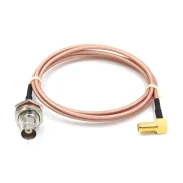 50 Ohm High Frequency Connection Cable Q9 Male To Sma Bent Female Inner Needle Bnc-krpsma-k Rf Connection Feeder1