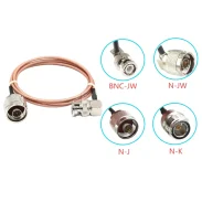 50 Ohm High Frequency Silver-plated Connecting Wire Bnc Elbow Male To N Malefemale Rg316 Coaxial Feeder Q9l16-jk1 50 Ohm High Frequency Silver-plated Connecting Wire Bnc Elbow Male To N Malefemale Rg316 Coaxial Feeder Q9l16-jk1