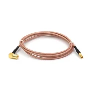 50 Ohm Rf Coaxial Silver-plated Cable Smb Bent Female To Mmcx Female Feeder Mmcx-ksmb-kw1