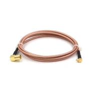 50 Ohm Rf Coaxial Silver-plated Connection Feeder Smb Elbow Female To Mmcx Elbow Male Mmcx-jwsmb-kw1