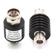 5w N-type Coaxial Fixed Attenuator N-jk Frequency Dc-3-6ghz 10db20db 1-40db1