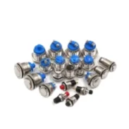 8mm 12mm Metal Button Waterproof Button 2a 36v Switch 16mm Car Horn Doorbell Car Modification1