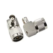 All Copper Rf Coaxial N-type Adapter Bnc Female To N Elbow Male Bncknjw L-type Double Reverse Connector1