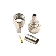 All-copper Rf Head Set-top Box Cable Tv Connector F Male Head British Fj-3 Crimping Rg58 50-3 Line1