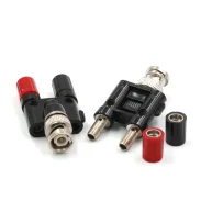 BNC male connector to terminal 4MM socket Q9 connector multimeter to oscilloscope adapter test head