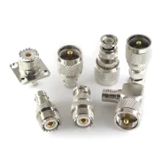 BNC to UHF RF Adapter BNC Male to Female to SL16-JJ-KK M to Q9 Male to Male to Female
