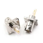 Bj77 Triaxial Bnc-kf Trb-kf 4-hole Flange Fixed 1553b Bus Socket1