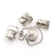 Bnc Dust Cap Bnc Short Circuit With Needle Bnc Plug Male And Female Dust Cap Bnc Metal Protective Cover With Chain1
