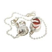 Bnc Dust Cap With Chain 10cm Chain Length 50 Ohm Q9 Plug Rf Radio Frequency Protection Cap Bulkhead1