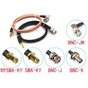 Bnc To Sma Rf Cable Rg58 Rf Cable Bnc Male To Sma Male To Cable 50-3 Q9 Extension Cable1 Bnc To Sma Rf Cable Rg58 Rf Cable Bnc Male To Sma Male To Cable 50-3 Q9 Extension Cable1