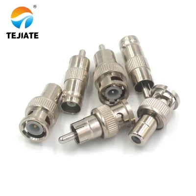 BNC connector with bayonet locking used in test benches and CCTV setups