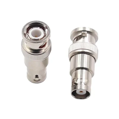 BNC connector with bayonet-style locking
