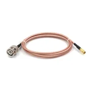 Bnc-jmcx-k Rf Connection Jumper Bnc Male To Mcx Female Q9 Oscilloscope To Mcx Feeder1