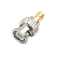 Bncjsmak-rp Pure Copper Coaxial Adapter Bnc Male To Sma Female External Screw Inner Pin Connector1