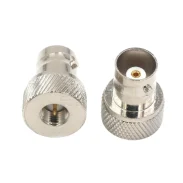 Bncksmaj High Frequency Adapter Bnc Female To Sma Male Intercom Antenna Adapter Disc Nickel Plated1