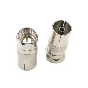 British F Male To Tv Female Cable Tv Connector Set-top Box Adapter Rf Radio Frequency Connector1