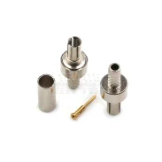 Crc9-j-1.5 Unwired All-copper Nickel-plated Crc9 Male Rf Coaxial Connector Feeder Welding Head1