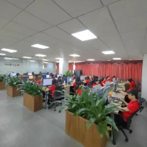 Office staff working efficiently to ensure fast service delivery