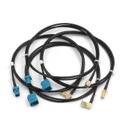 Fakra-z Male Female To Sma Rf Connection Antenna Gps Car Reversing Image Adapter Extension Cable1