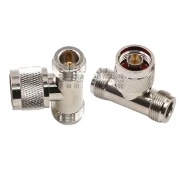 High Frequency Adapter N Head One Male Two Female T Head Three-way Intercom Conversion Head N Type - Jkk Coaxial Connector1