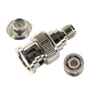 High Quality Pure Copper Adapter Bnc Male To Sma Female External Screw Inner Hole Bnc To Sma Adapter1