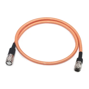 Hnn-jj High Power Rf Cable Hn Male N Male Rg393 Double Shielded Silver Plated High Temperature Resistant Cable 50-71