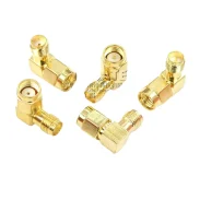 L-type Double Reverse Connector Sma-jkw Curved Antenna Adapter Inner Screw Inner Needleinner Hole To Outer Screw Inner Needleinner Hole1