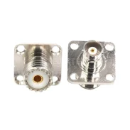 M Seatsl16 Rf Coaxial Connector Bnc Female To Uhf Female Connector With Flange Rf Connector1