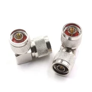 N-JJW N Male to Male 90 Degree Right Angle Elbow L16 Dual Male Feeder Adapter L16-JJW Connector