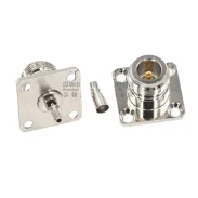 N-kf-1.5 4-hole Flange 2525mm Opening N External Screw Inner Hole N Type Female Crimping Rg316rg174 Line1
