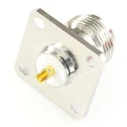 N-kfd N-50kf N-type Female Seat Four-hole Flange Fixed N-jfkf Through-wall Waterproof Extended Chassis Base1